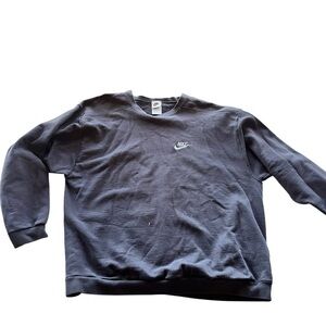 Nike Black Sweatshirt Pullover Large Vintage Made In USA